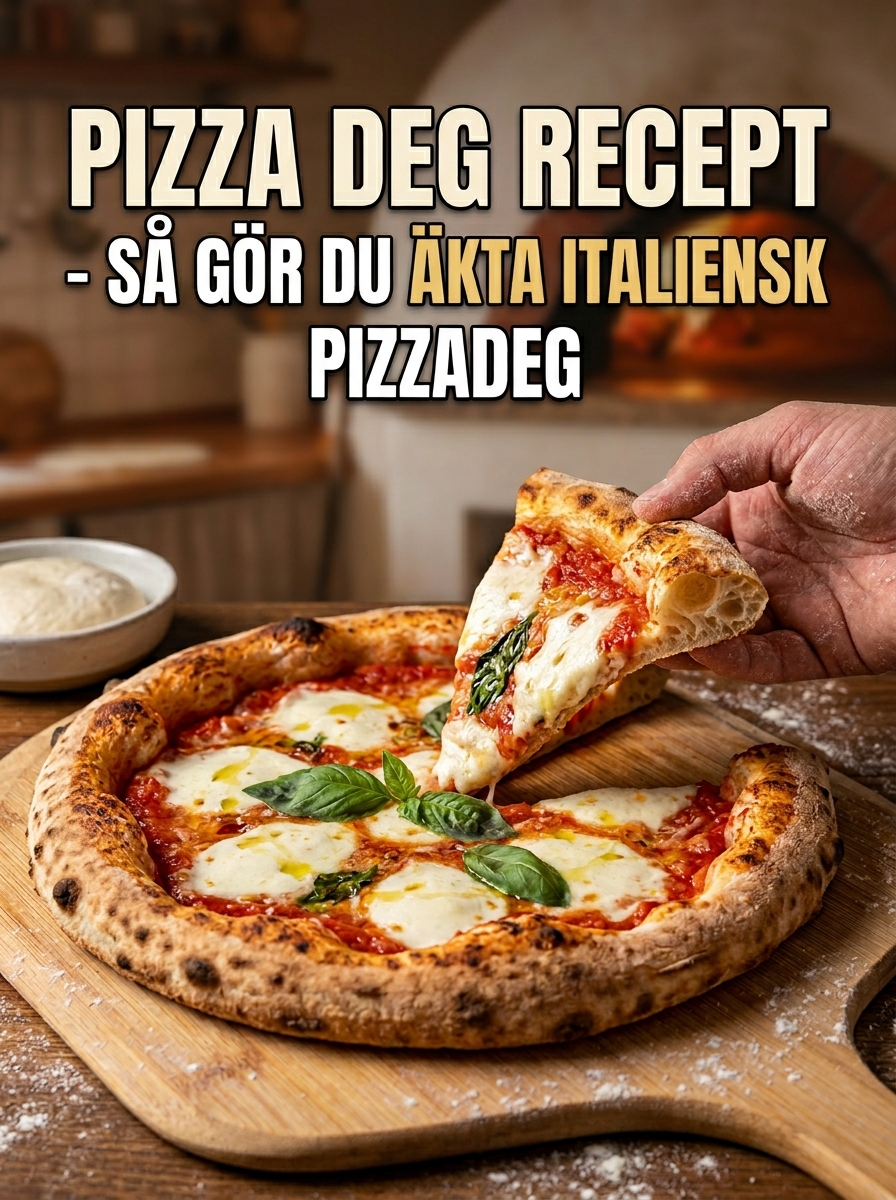 Pizza deg recept: så gör du äkta italiensk pizzadeg hemma
